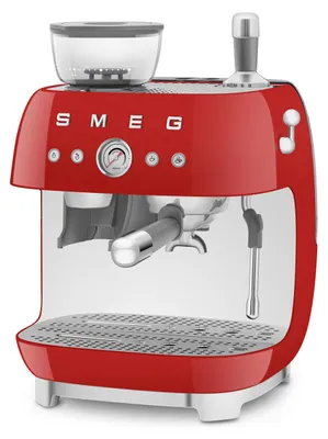 Zdjęcie produktu dla SMEG EGF03RDEU Kompaktowy ekspres z portafiltrem czerwony Funkcja pary