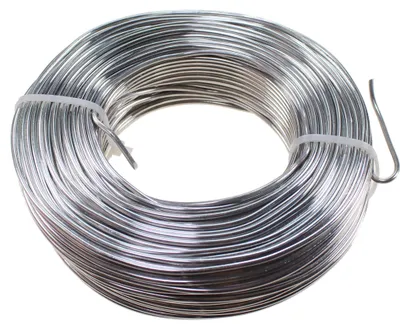 Produktbild von 60m Aluminiumdraht Ø 2mm Aludraht Basteldraht Dekodraht Schmuckdraht silber roh