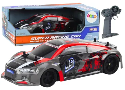 Obrázek produktu pro Rc auto na dálkové ovládání 1:18 Gumová kola Drift Red