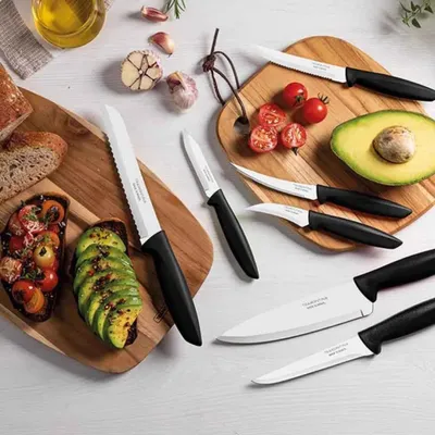 Obrázok produktu pre Plenus nôž na pečivo 20 cm čierny