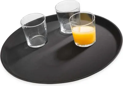 Obrázek produktu pro Tác podnos APS 27,5 cm, kulatý, černý