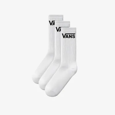 Image de Vans Classic Crew Chaussettes longues Blanc UE 38-42 Homme Blanc UE 38-42