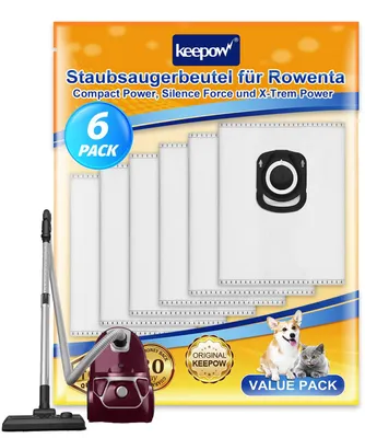 Staubsaugerbeutel 6er-Pack, für Silence Force, Compact Power, X-Trem Power