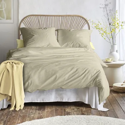 Produktbild von Irisette Mako-Satin Bettwäsche Tokio 8607 155x200 cm + 80x80 cm gelb