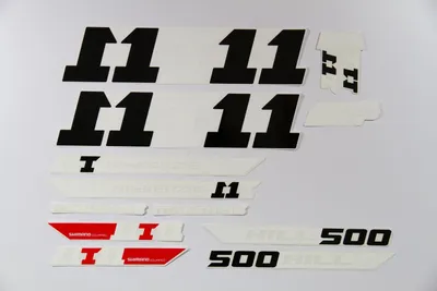Produktbild von Fahrrad DEKOR Satz Aufkleber Rahmen frame Decal Sticker MC KENZIE schwarz weiss