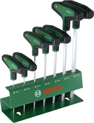 Produktbild von Handwerkzeuge Sechskantschraubendreher-Set mit T-Griff 7-teilig