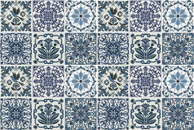 Produktbild von Fliesenaufkleber 15x15 cm – 24 Stück – Selbstklebend – Wasserfest – Pflegeleicht – Hitzebeständig – Für Küche & Bad – Blumenmotive im Mosaik