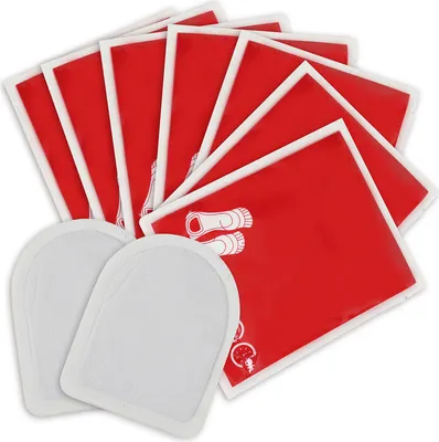 Image de Jiubiaz 40 paires de chauffe-pieds Thermopads Chauffe-orteils Chauffe-semelles Pads activés par l'air