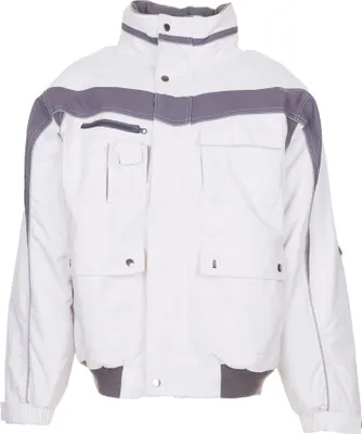 Produktbild von Planam Winterblouson Plaline Gr. M reinweiß/zink