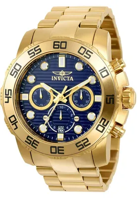 Produktbild von Invicta Pro Diver 22228 Herrenuhr - Quarzwerk - Edelstahl mit blauem Zifferblatt - 50 mm