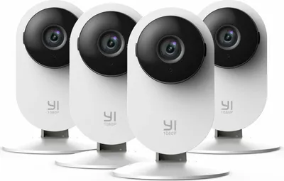 Produktbild von YI Home Camera 4 Stücke Überwachungskamera Home Camera 1080p WLAN APP per Smartphone Nachtsicht