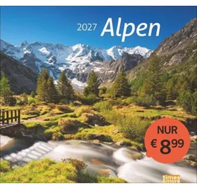 Obrázok produktu pre times&more Kalendár s obrázkami Álp 2027