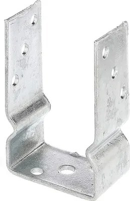 Produktbild von U-Pfostenträger Basic lichte Breite: 91 mm zum Aufschrauben feuerverzinkt