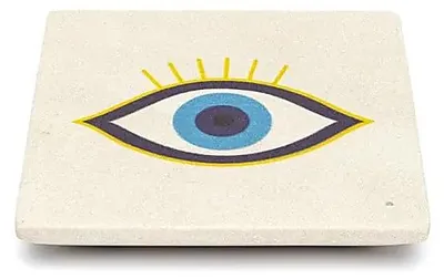 Produktbild von Räuchergefäß Nazar Sandstein – Packung mit 4 Stück – 10 x 10 cm