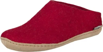 Produktbild von glerups Ledersohle Pantoffeln Aus 100% reiner Naturwolle, Schützt vor Geruch, Bequem und weich zu tragen