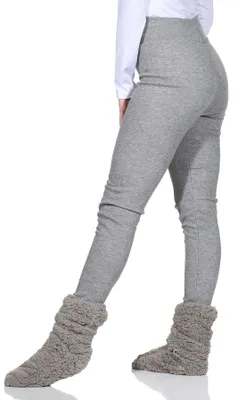 Produktbild von Thermoleggings Damen Nadelstreifen Look Gr. 36-44 weich gefüttertr Haushose