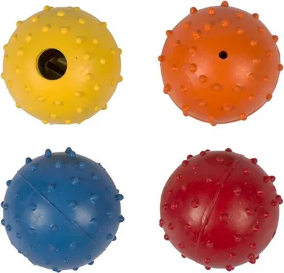 Obrázok produktu pre Gumová hračka. Lopta s hrotmi 5 cm Duvo+