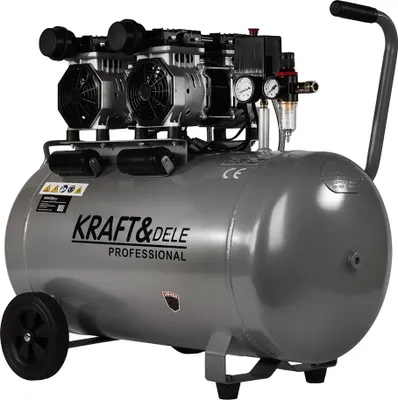 Produktbild von Kraft&Dele KD1398 ölfreier Kompressor 100L 2x1500W