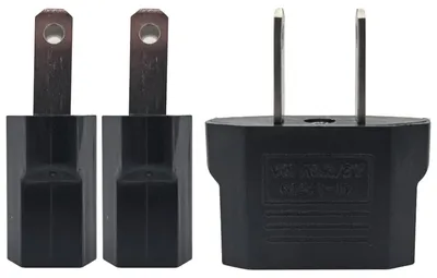 Produktbild von Weltadapter Typ A+B EU nach Amerika/Japan/Kanada/Mexiko - 3 Stück