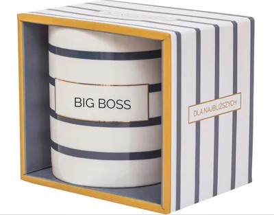 Produktbild von Geschenkbecher – Big Boss – Be-Happy Gifts
