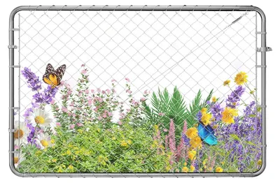 Immagine prodotto di VEVOR cancello da giardino 183x122 cm, cancello di recinzione a rete regolabile, adatto per 61-183 cm (L) x 183 cm (H), cancello di recinzione del cortile, senza paletti