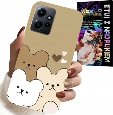 Produktbild von Tasche Für Xiaomi Note 12 4G - Teddybär, Teddybär Designs Für Die Kleinsten Kinder