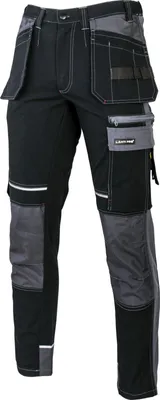 Produktbild von Schwarze Und Graue Hose Mit Verstärkungen, "L", Ce, Lahti