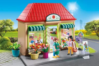 Image de PLAYMOBIL city life 70016 magasin de fleurs