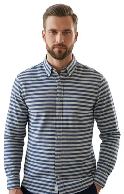 Obrázok produktu pre Pánska košeľa Tommy Hilfiger z pruhovanej bavlny, veľkosť M