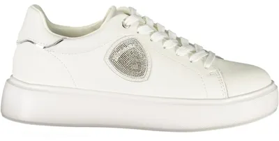 Produktbild von Weißer Damensneaker mit Silberdetails & Glitzer – Sportlich & Bequem