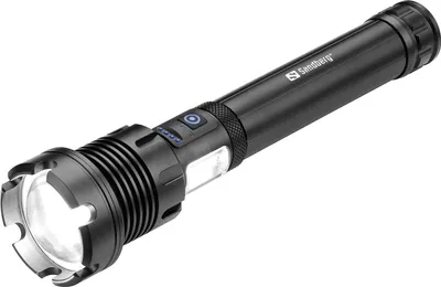 Zdjęcie produktu dla Sandberg Survivor 7in1 Torch Powerbank 10000, Latarka ręczna, Czarny, Aluminium, LED, 2 lamp(y), 500 lm