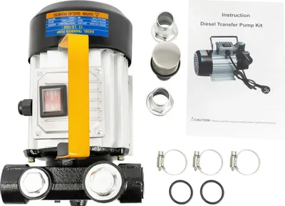 Produktbild von Dieselkraftstoffpumpe - Selbstansaugende elektrische Förderpumpe - 550 W - 20–60 l/min - 220 V - EU-Stecker - Mit Filter