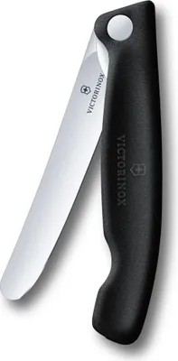 Obrázok produktu pre Swiss Classic, piknikový nôž, 11 cm, rovný, čierny, krabica