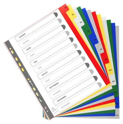 Immagine prodotto di Indice DIN A4 con 12 schede