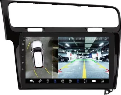 Obrázok produktu pre Autorádio Bluetooth s kamerou – Carplay – Pre VW Golf 7 (2013–2017) – Vhodné pre Apple a Android – Stereo – Navigácia – Navigačný systém do auta