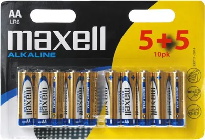 Image de Maxell Batterie Alkaline  AA Mignon  LR06              10St.