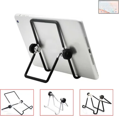 Produktbild von K-S-Trade Tablet-Ständer Tablet-Halterung Tablet-Aufsteller kompatibel mit Blackview Tab 7 faltbarer Tischständer Tablet Halterung