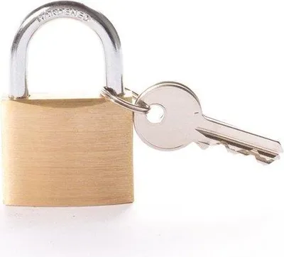 Image de Cadenas 40 x 33 mm Cadenas 3 clés Cadenas à étrier