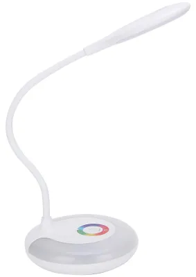 LED-Tischlampe, flexibel, bunt, 5 W, Touch-Dimmer, Leselampe