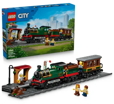 Obrázek produktu pro LEGO City Vintage parní vlak, Sada na stavění, 7 rok/roky, Plast, 575 kusů, 1,12 kg