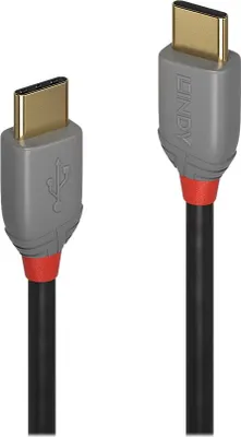 Immagine prodotto di Lindy 2m USB 2.0 Type C to C Cable, Anthra Line