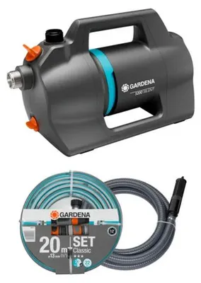 Obrázek produktu pro Gardena Gartenpumpe 5200 Silent Set Gartenpumpen-Set 5.300 l/h
