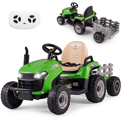 Obrázek produktu pro 24V dětský elektrický traktor s přívěsem a dálkovým ovládáním
