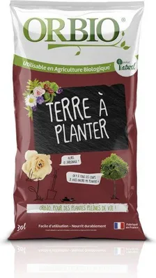 Zdjęcie produktu dla Ziemia do sadzenia ORBIO, 30 L, Uniwersalne podłoże uprawowe, Wzbogacona do sadzenia roślin