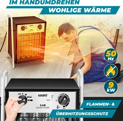 Heizkanone Ölheizgebläse Ölheizer Ölheizkanone Bauheizer Diesel 100.000BTU