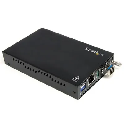 Obrázek produktu pro StarTech.com ET91000LC2, 2000 Mbit/s, 1000Base-T, 1000Base-LX, 1000Base-SX, Gigabit Ethernet, 1000 Mbit/s, Plná, Poloviční