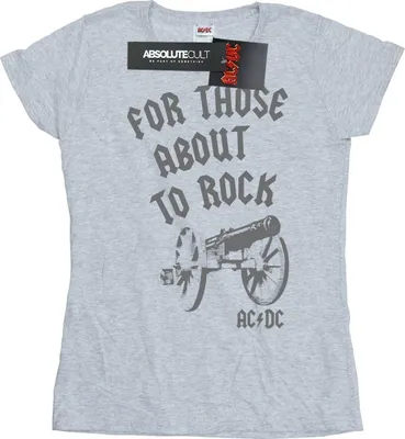 Zdjęcie produktu dla Koszulka damska AC/DC – „For Those About To Rock” BI4388 (XL) (szara)