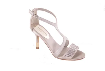 Produktbild von GUESS Damen Pumps Highheels Stilettos Riemchensandalen Silber #656