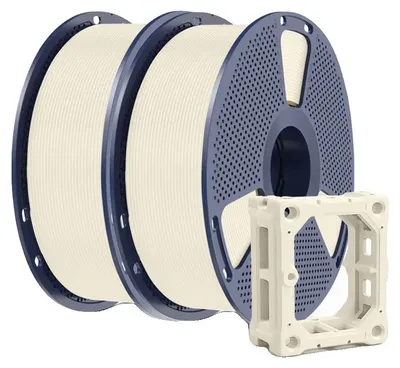 Immagine prodotto di Filamento per stampante 3D, elevata resistenza, ecologico, bianco osso