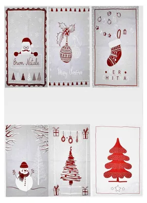 Produktbild von Geschirrtücher für Weihnachten, 12 Stück